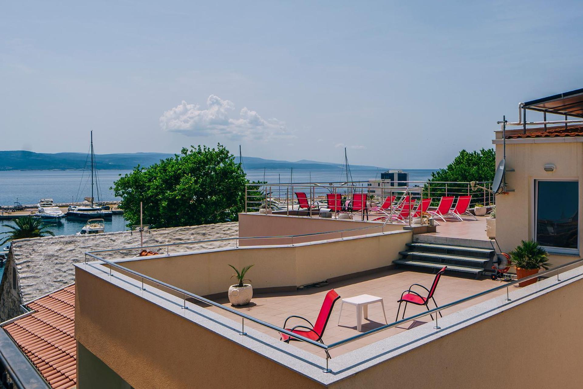 Luxur Centar With Sea View Terrace Apartment Baska Voda Exterior photo